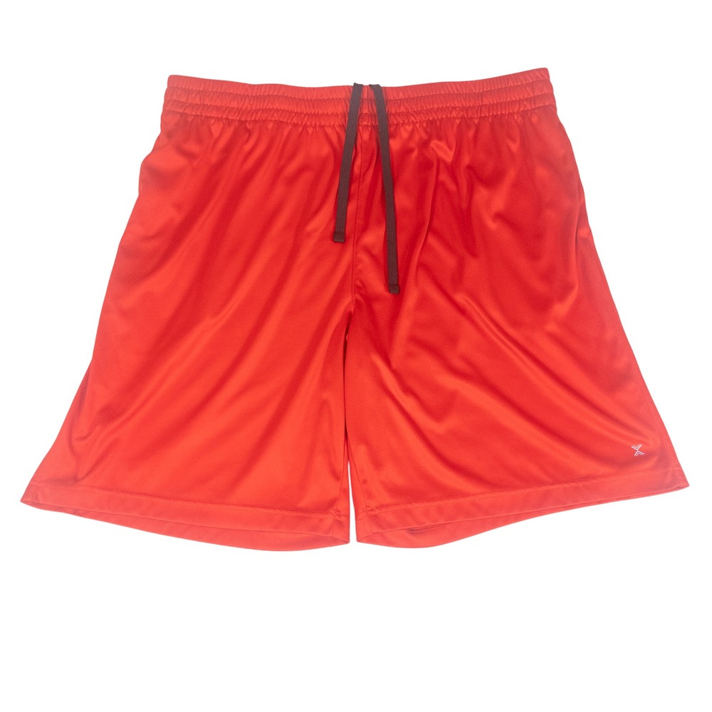 Xersion Quick-Dri Basketball Shorts Mens XXL Red Athletic Gym Drawstring XXL